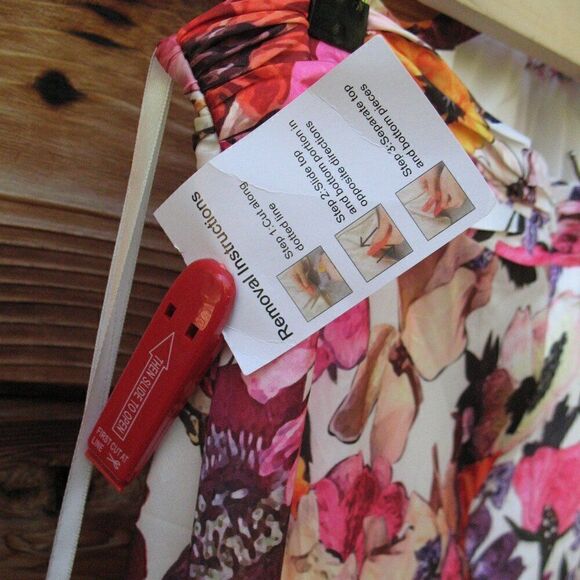 Mac Duggal 68107 Womens Floral Cut-Out Ruffle Sleeve Dress Gown - Picture 13 of 16